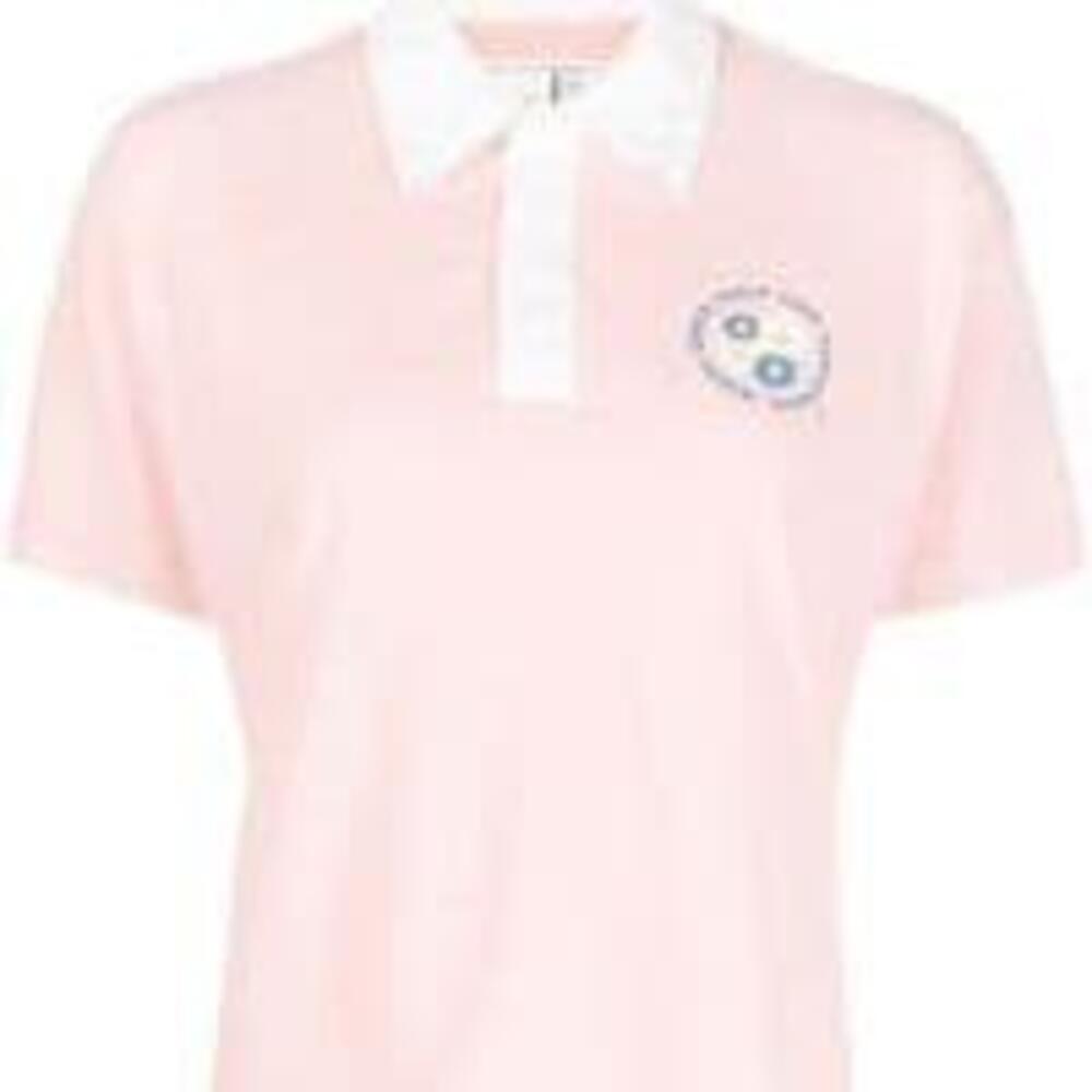 floral logo-print polo shirt